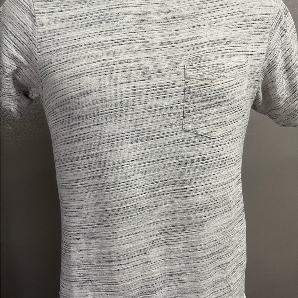 Men's Gray Striped Forever 21 Shirt